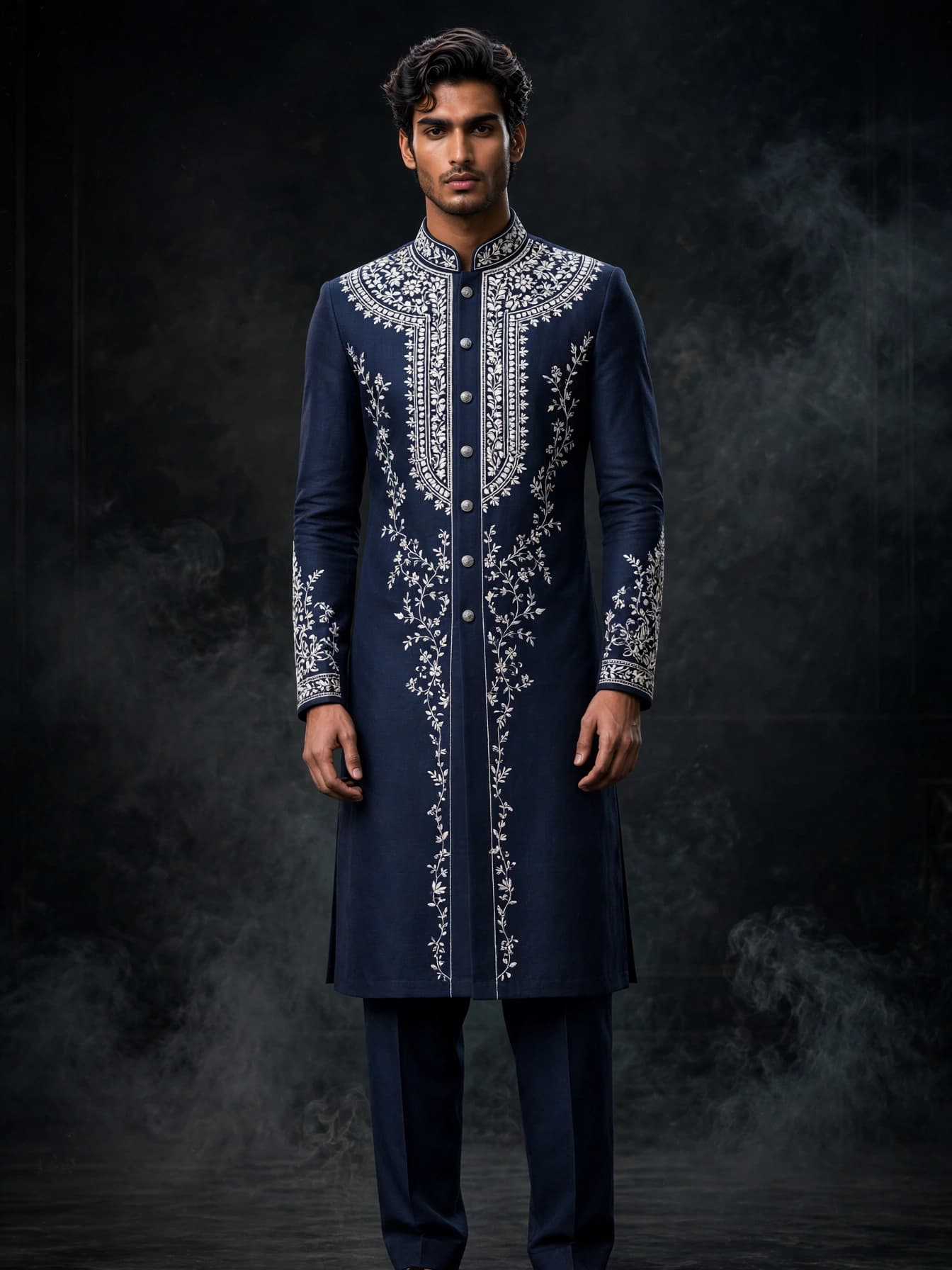 Midnight Vine Sherwani