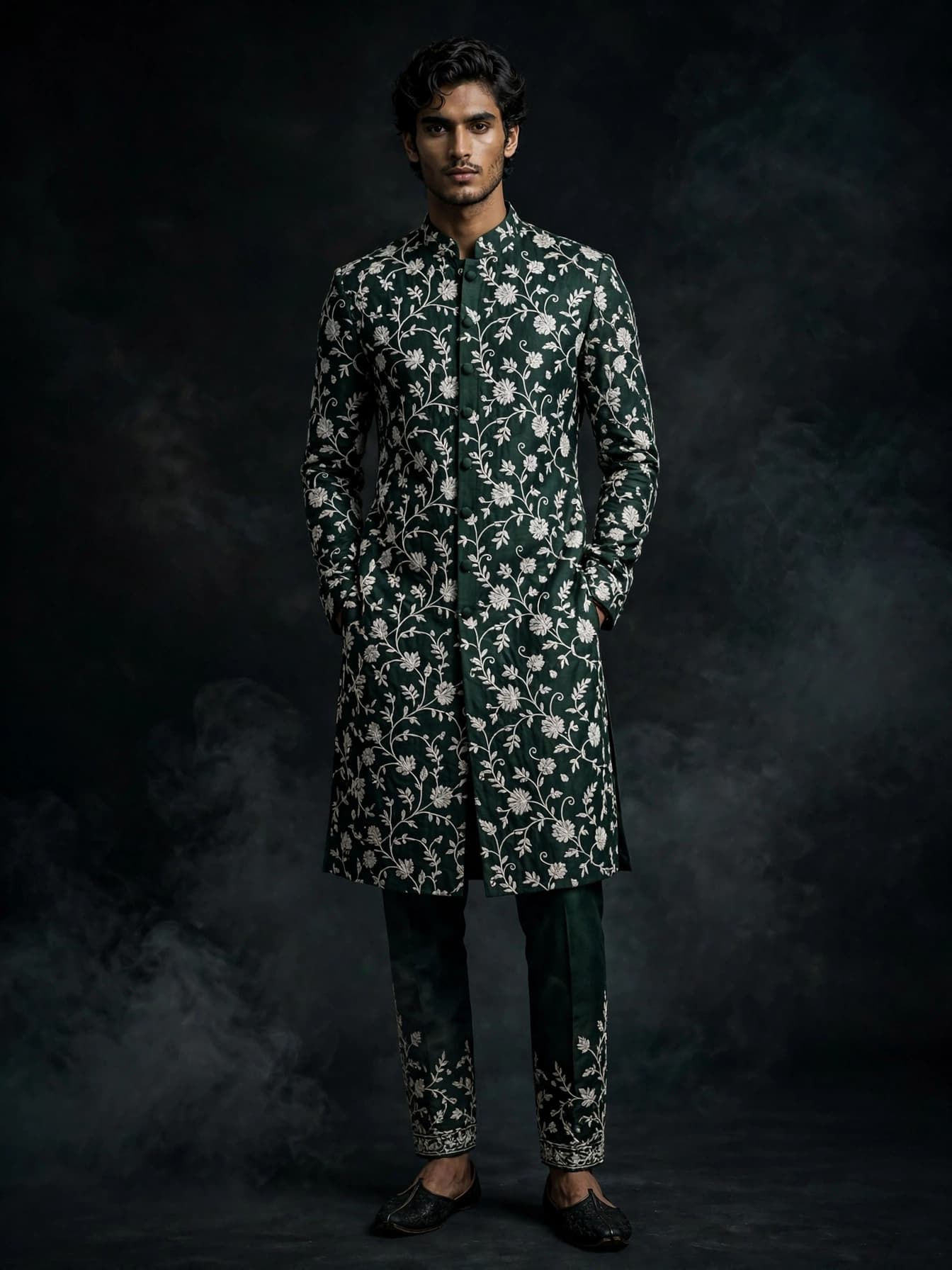 Forest Vine Sherwani